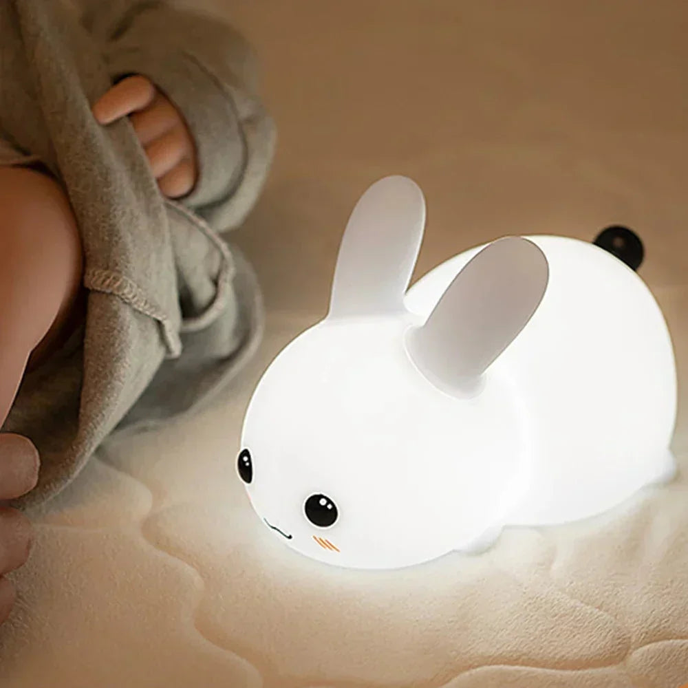 Hasen Nachtlicht mit Farbwechsel LED und Fernbedienung