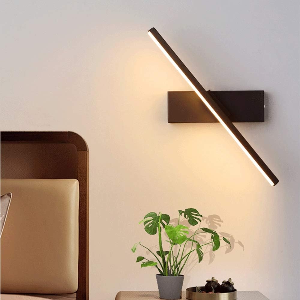 LED Wandleuchte schwenkbar 330° mit 3 Lichtfarben aus Aluminium