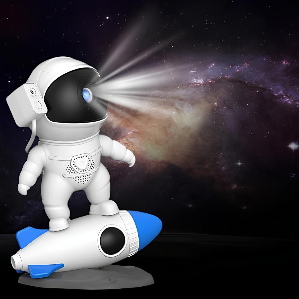 Sternenhimmel Projektor Lampe mit 4K Galaxieprojektion und Raketendesign