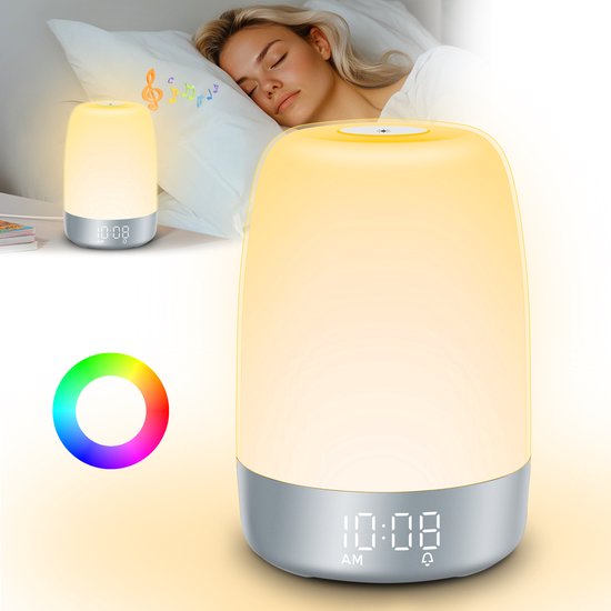 Lichtwecker mit Sonnenaufgangssimulation und Nachtlicht