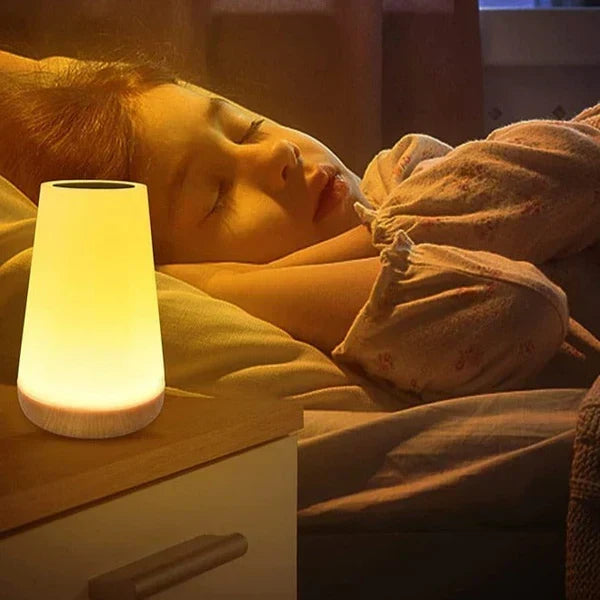 Dimmable night light with remote control and timer function