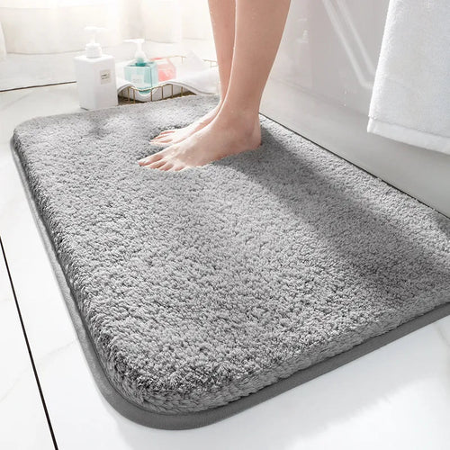 Badezimmermatte aus Mikrofaser – rutschfest und extra weich