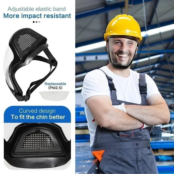 Gesichtsschutz Maske Transparent Für Arbeit Wiederverwendbar product image 4