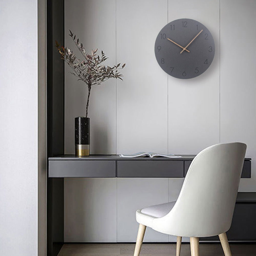 Minimalist wall clock - silent and modern for the living room