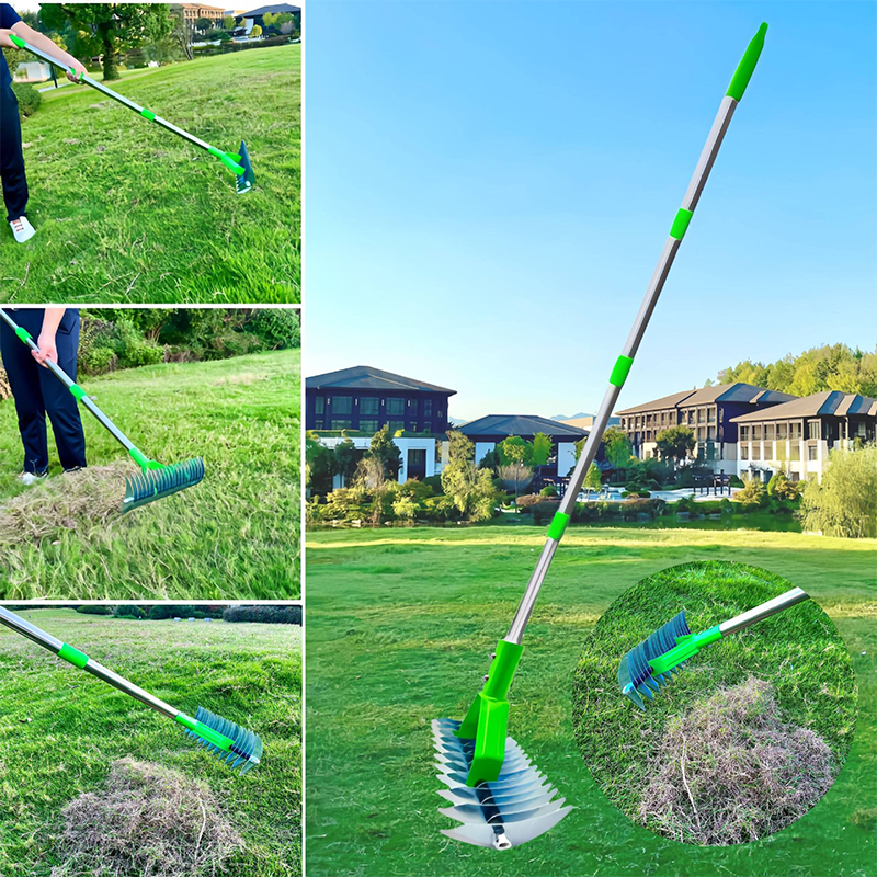 Vertikutierer mit Teleskopgriff – Ergonomisches Gartenwerkzeug