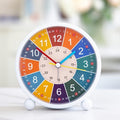 Learning clock for children – Colorful children's alarm clock with a silent movement