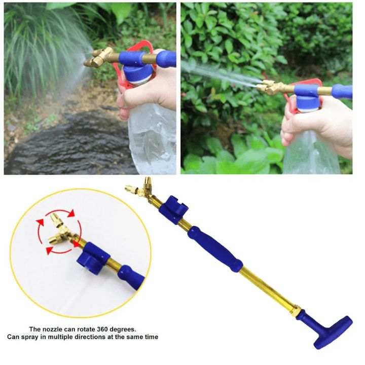 Messing Handsprühgerät mit einstellbarer Düse für Garten und Haushalt