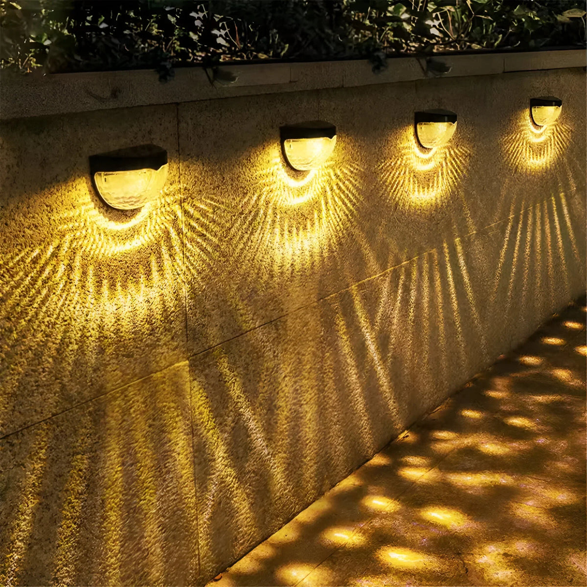 Solar Wandleuchte Außen – energiesparende LED Gartenlampe