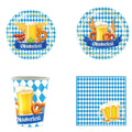 Disposable Party Tableware Oktoberfest Design for 12 People