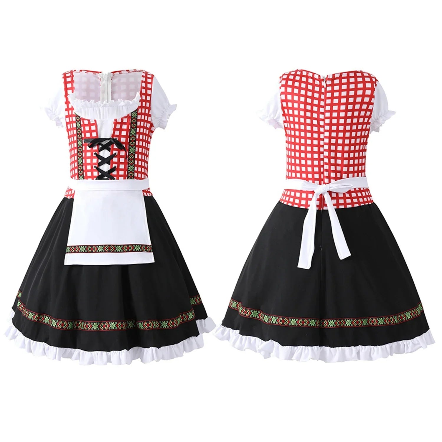 Mädchen Dirndl mit Schürze – Traditionelles Bayerisches Kinderdirndl