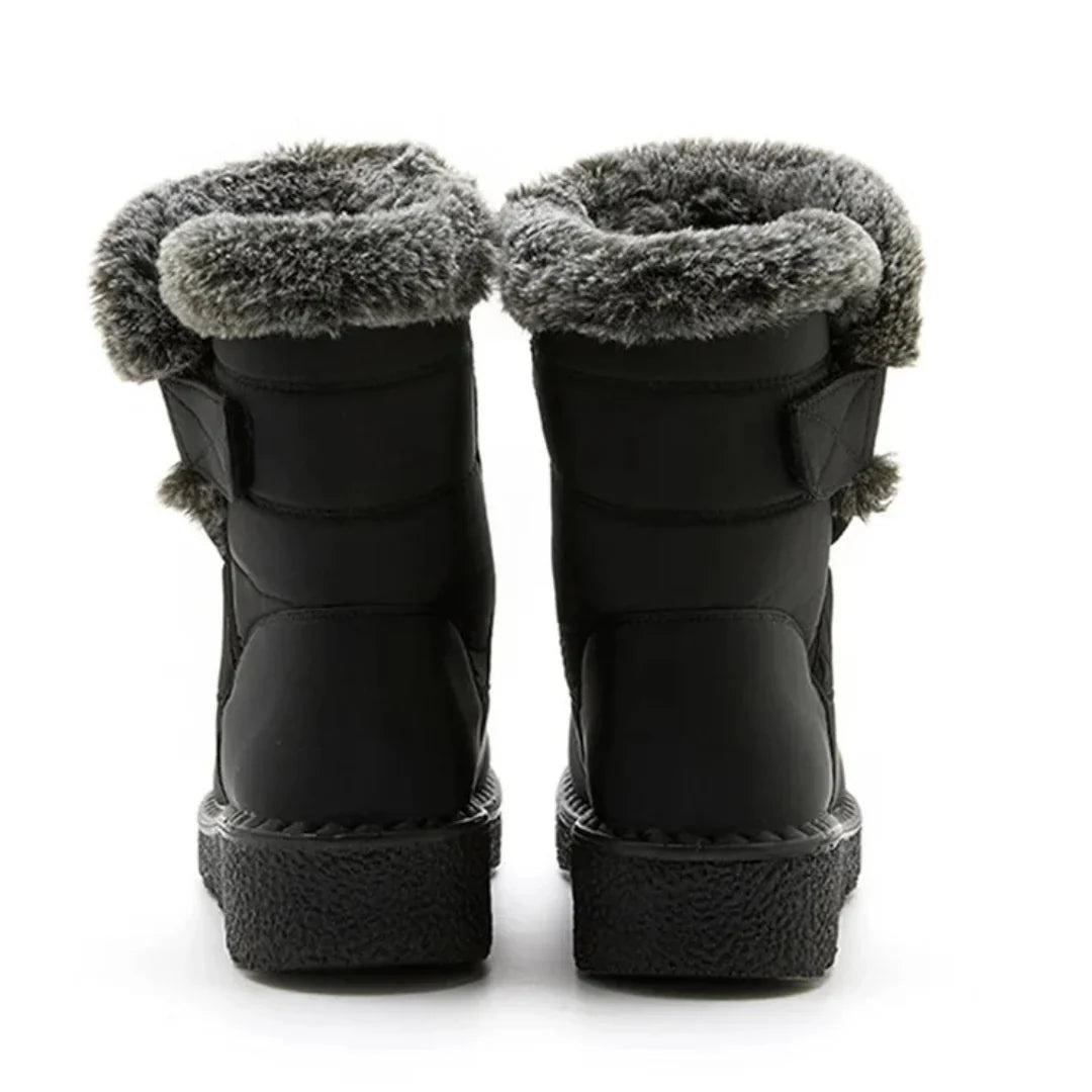 Lined women's winter boots - water-repellent & slip-resistant