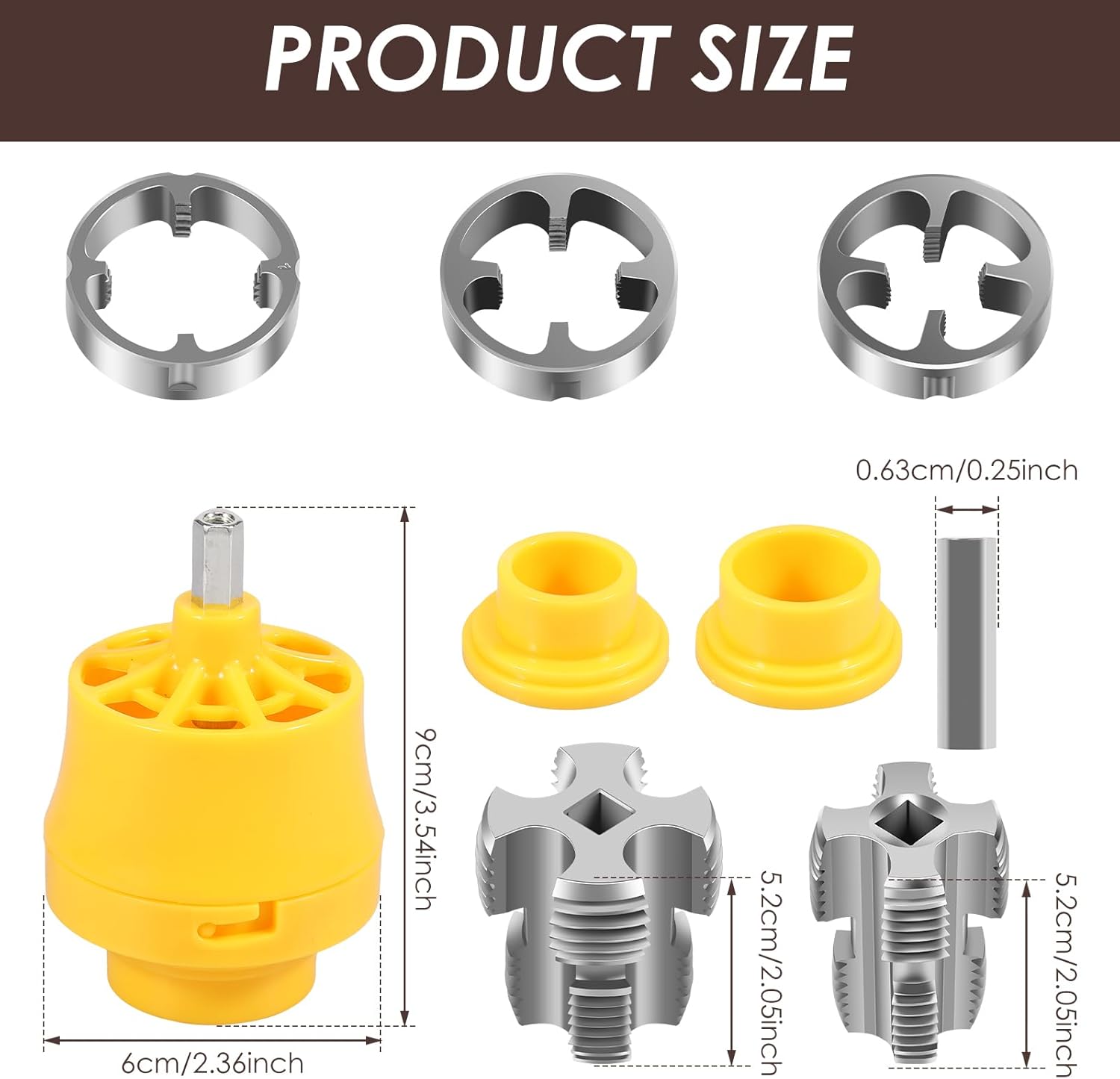 PVC Gewindeschneider Set für präzises Schneiden von Rohren product image 6