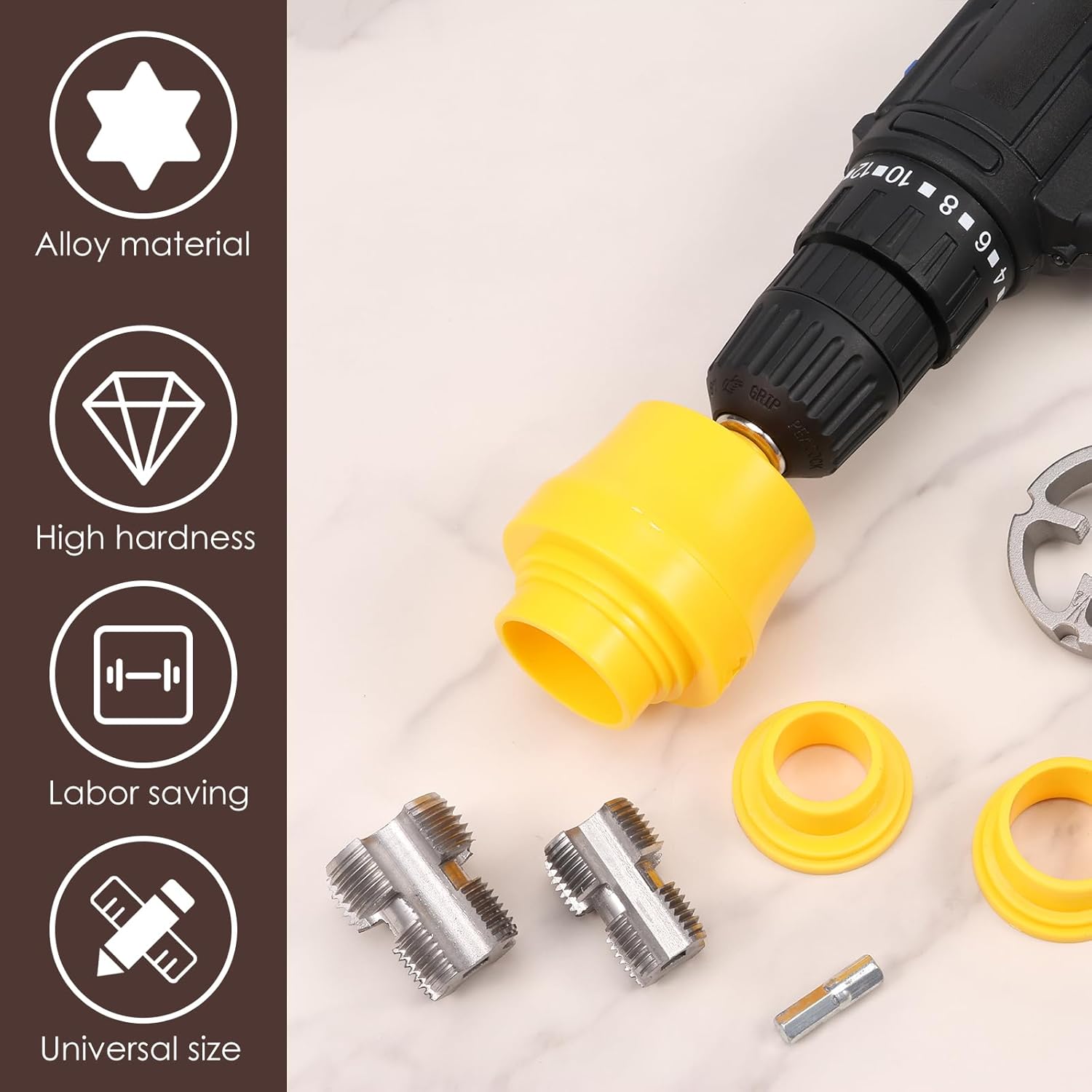 PVC Gewindeschneider Set für präzises Schneiden von Rohren product image 2