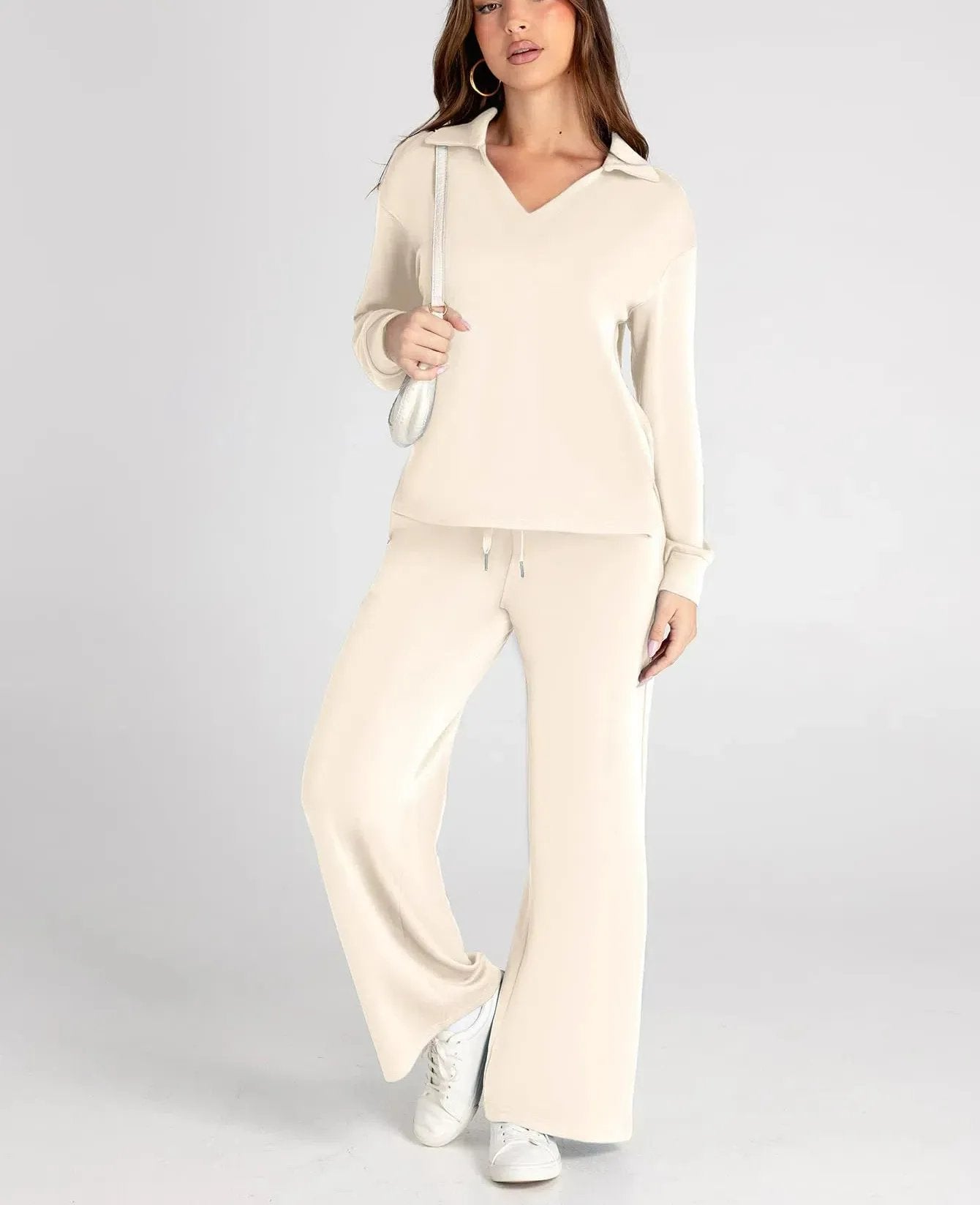 Damen Zweiteiler Set Langarm Hose Freizeit Outfit product image 10