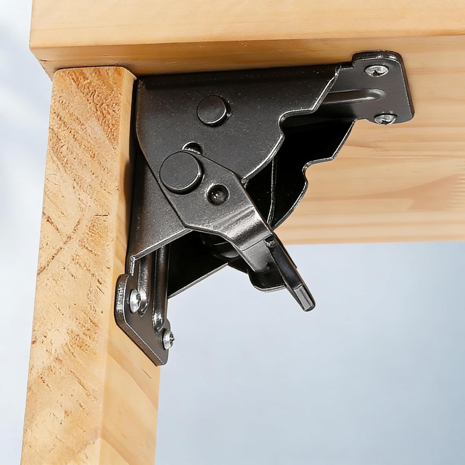 Stahl Klapptischbeschlag selbstverriegelnd bis 225 kg – 2er-Set