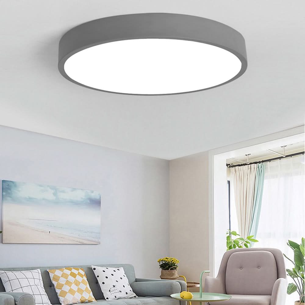 Runde LED Deckenleuchte für Wohnzimmer, Büro und Kinderzimmer