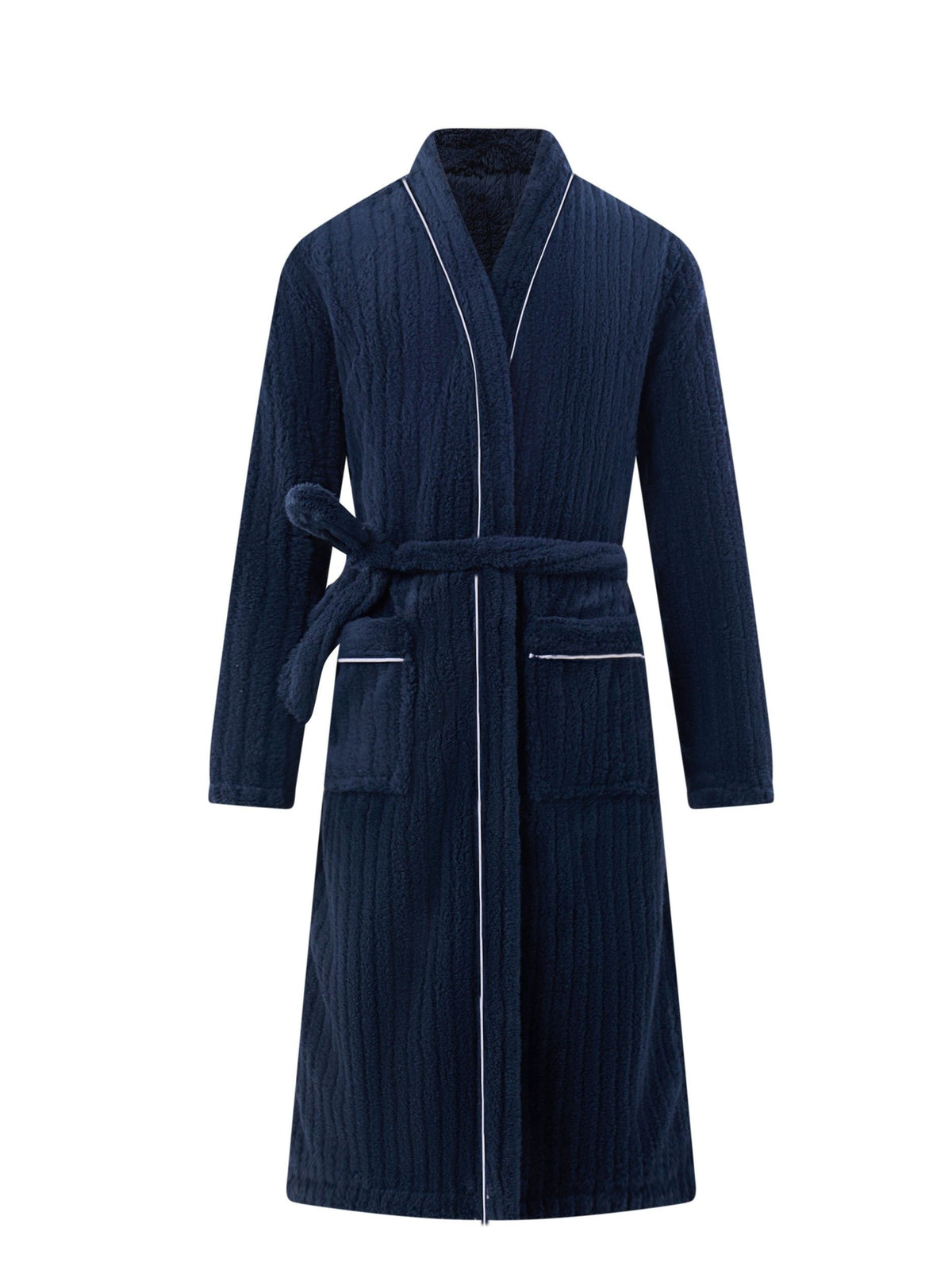 Herren Fleece Bademantel Winter – warm, weich und bequem