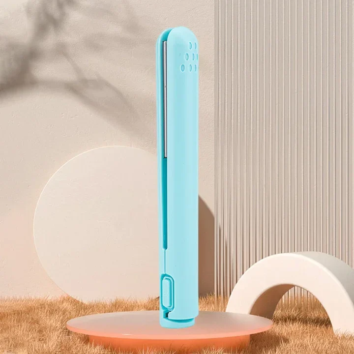 2-in-1-Lockenstab und Glätteisen – kompakter Mini-Haarstyler