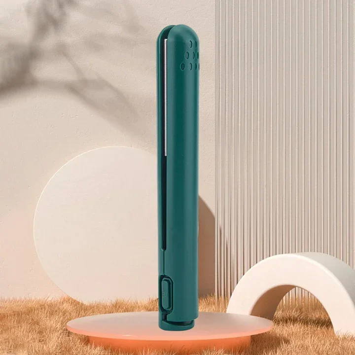 2-in-1-Lockenstab und Glätteisen – kompakter Mini-Haarstyler