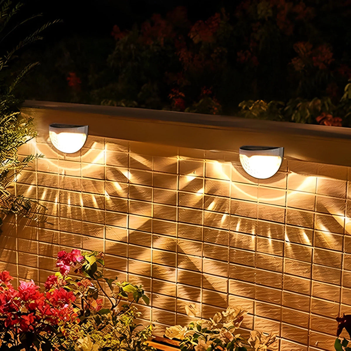 Solar Wandleuchte Außen – energiesparende LED Gartenlampe