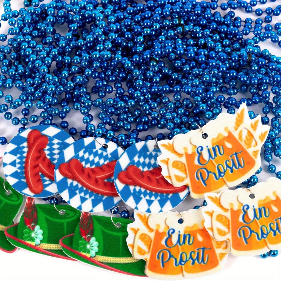 Oktoberfest Necklace Set with Bavarian Pendants – 21 Pieces