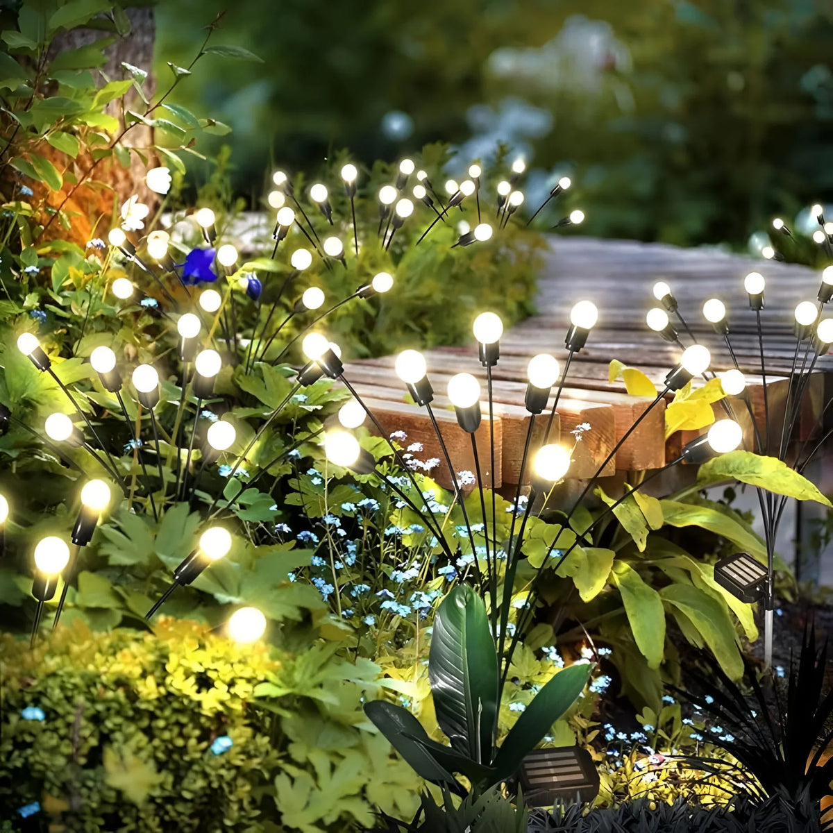 Solar garden pendant light - movable solar lamp for outdoor use