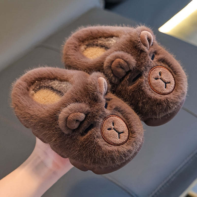 Kinder-Hausschuhe mit Fleece-Futter und Antirutschsohle
