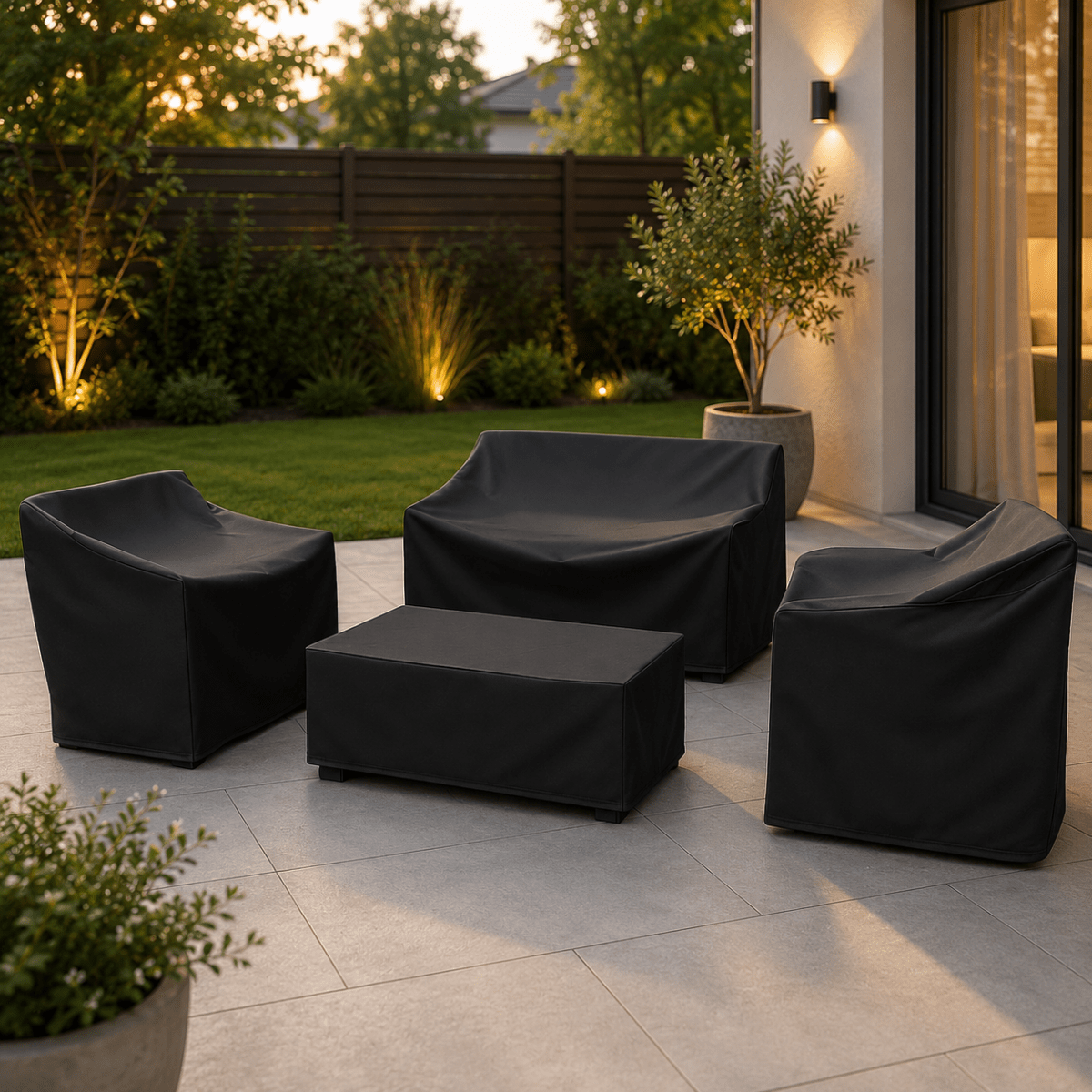 Patio furniture cover - dustproof and water-repellent