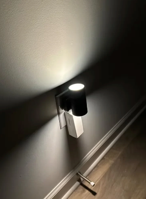 Dimmable LED plug-in wall light with dusk sensor – 10W