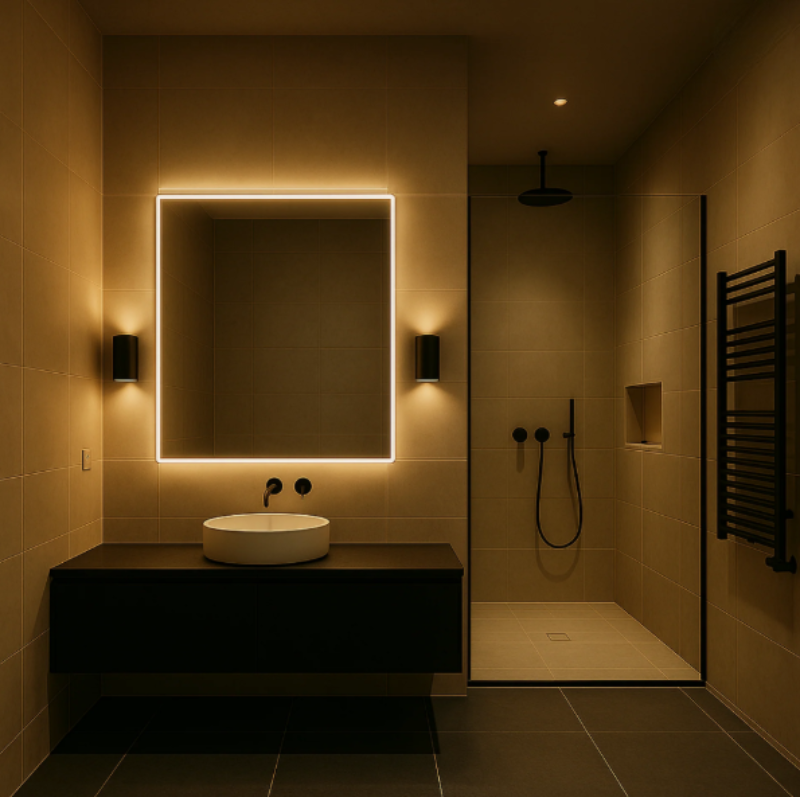 Dimmable LED plug-in wall light with dusk sensor – 10W