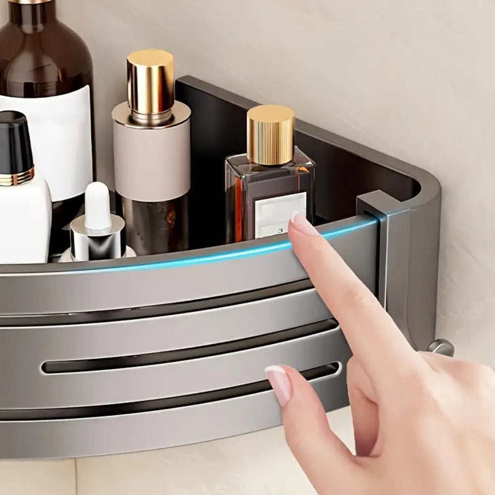 Eckregal für Dusche und Bad – selbstklebend ohne Bohren