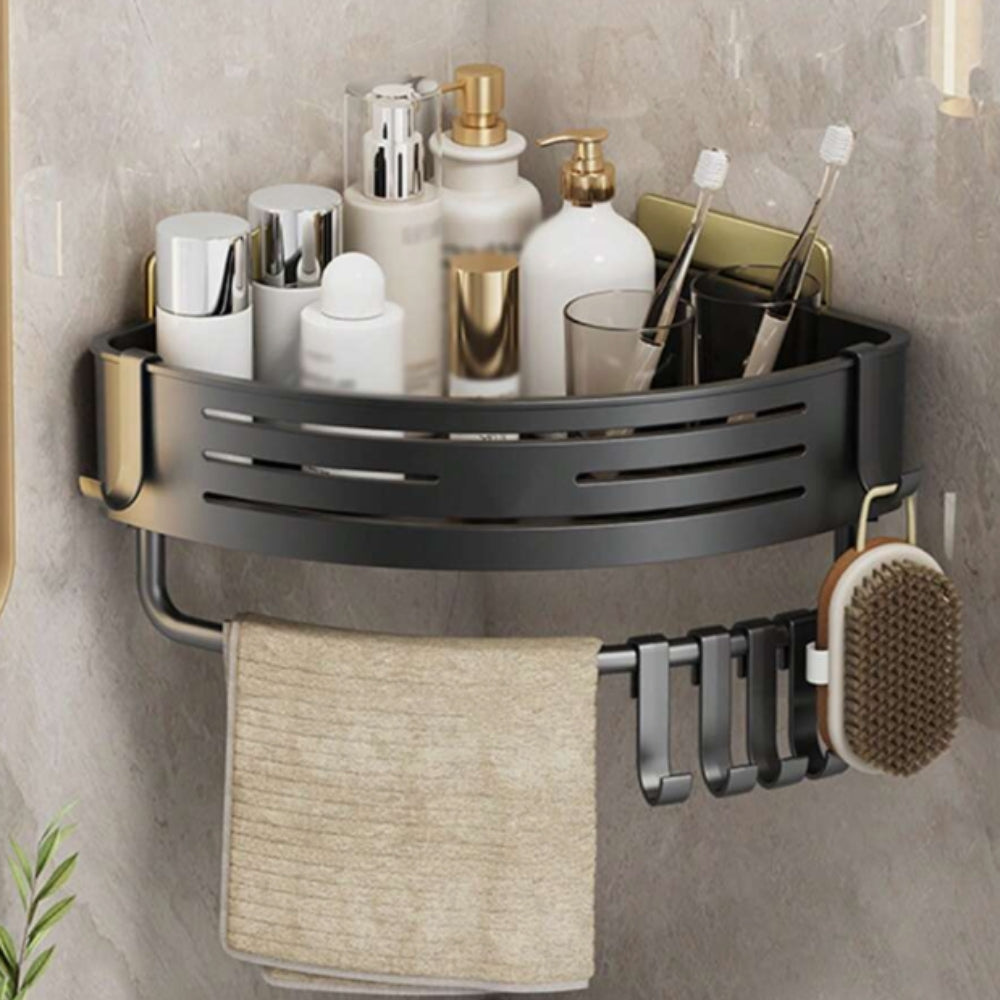 Eckregal für Dusche und Bad – selbstklebend ohne Bohren