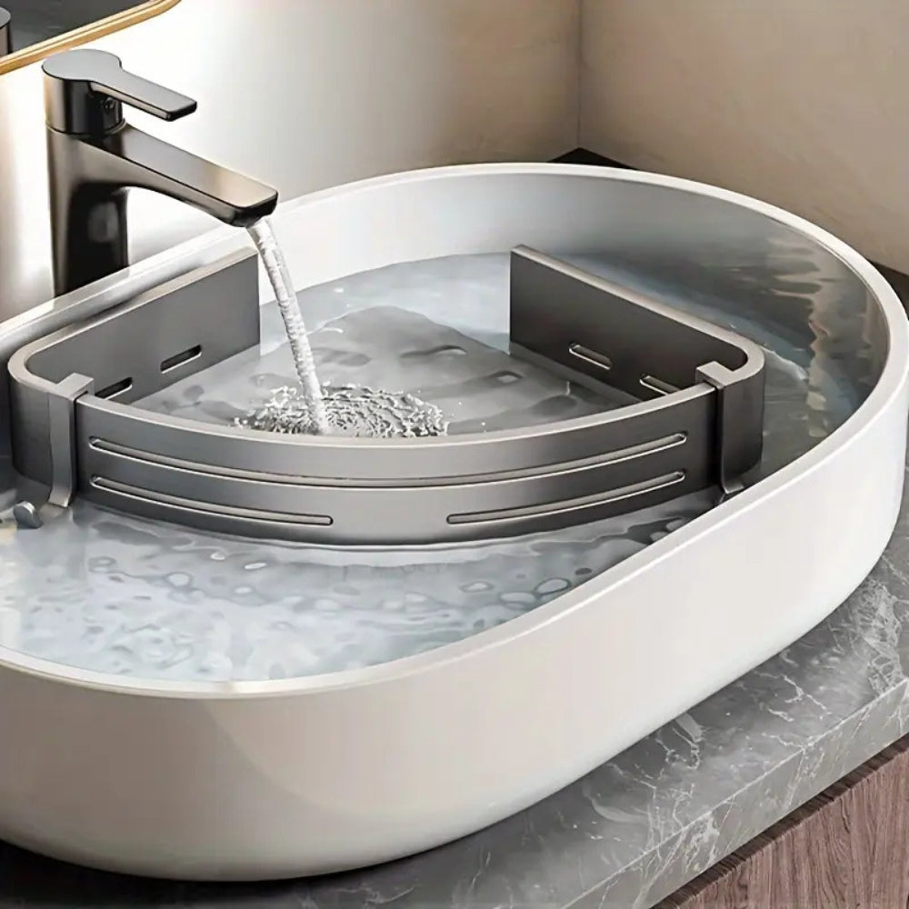 Eckregal für Dusche und Bad – selbstklebend ohne Bohren