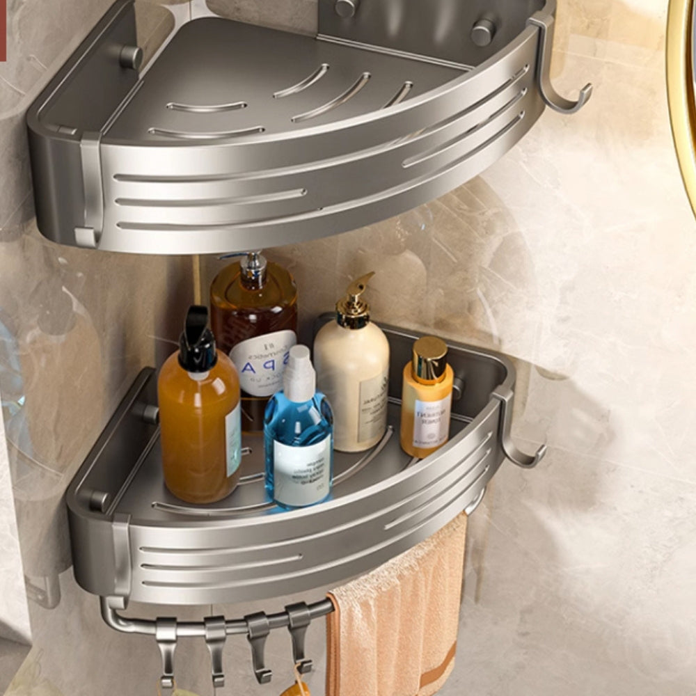 Eckregal für Dusche und Bad – selbstklebend ohne Bohren