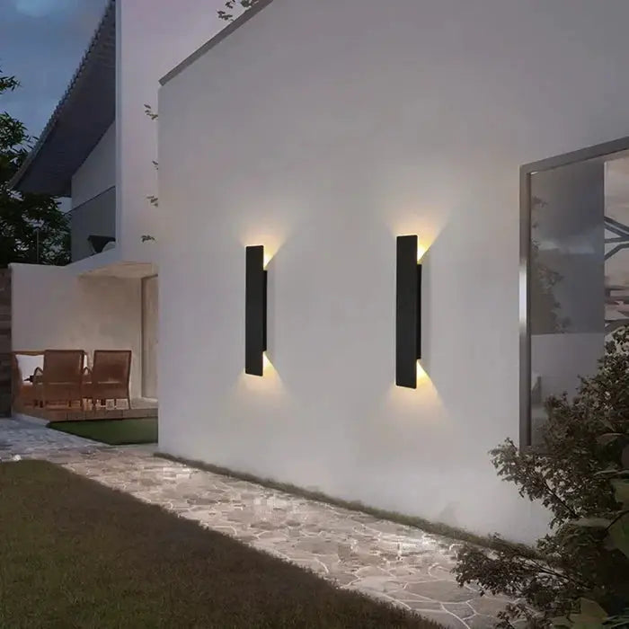 Außen-LED-Wandleuchte mit Auf-Ab-Licht – Wetterfest IP65 product image 2