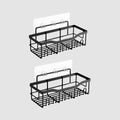 Metal Wall Shelf Set - Modern Grid Design for Wall and Bathroom
