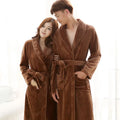 Unisex Bademantel aus Fleece und Flanell – warm und atmungsaktiv