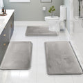 Badematten-Set aus Memory-Schaum – extra weich und schnelltrocknend