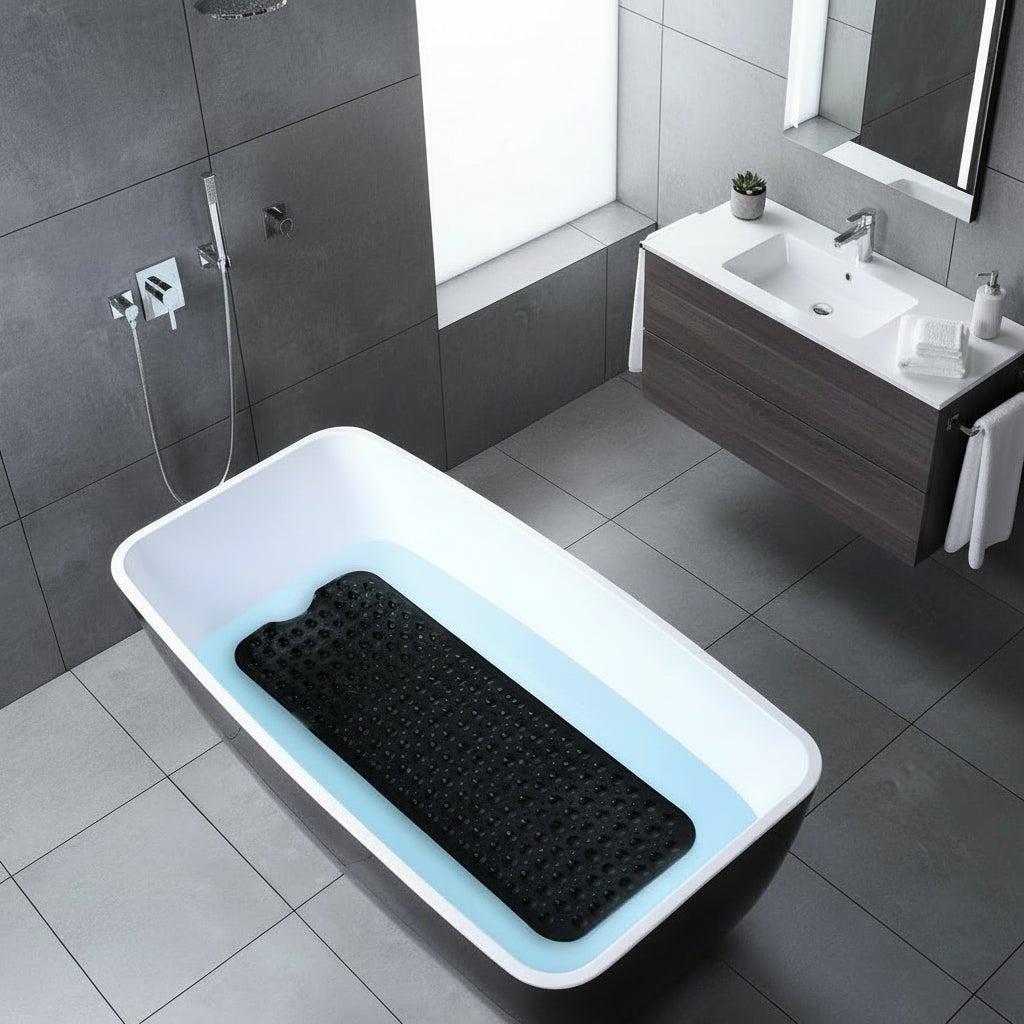 Badewannenmatte rutschfest – 200+ Saugnäpfe für sichere Badewanne