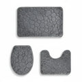 Microfiber bathroom mat set – non-slip and absorbent