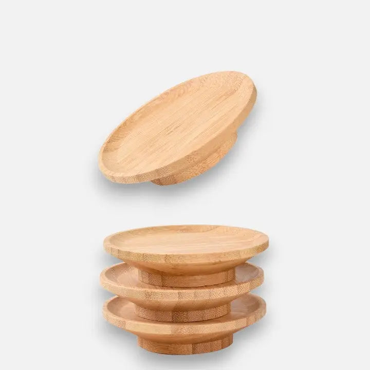 Bambus-Snackaufsätze für Weingläser (4-Stück) product image 7