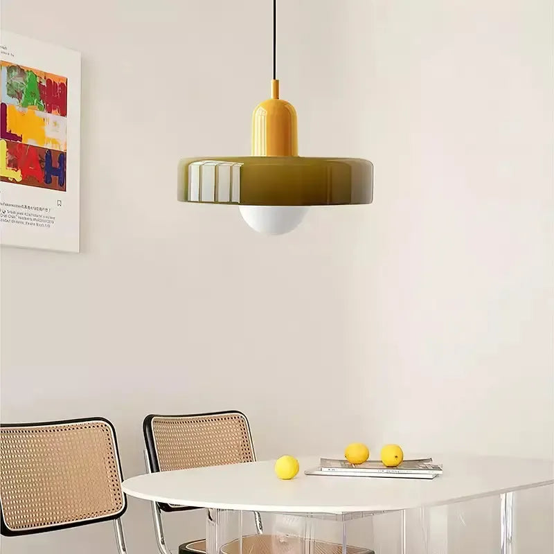 Glass Pendant Light in Bauhaus Style – Modern and Timeless