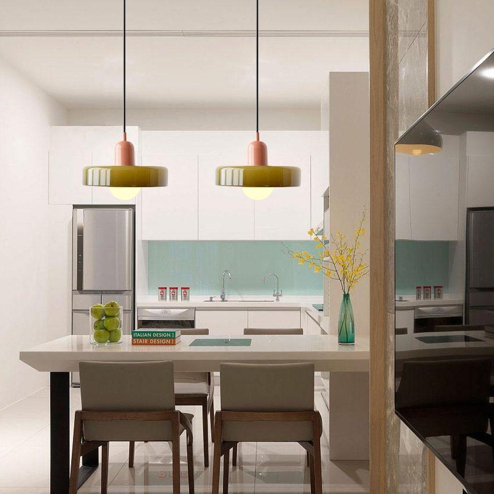 Glass Pendant Light in Bauhaus Style – Modern and Timeless