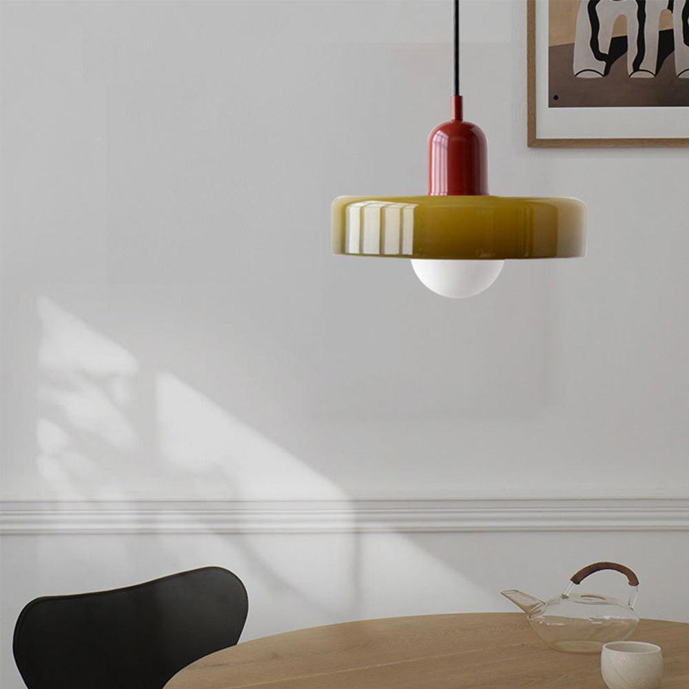Glass Pendant Light in Bauhaus Style – Modern and Timeless