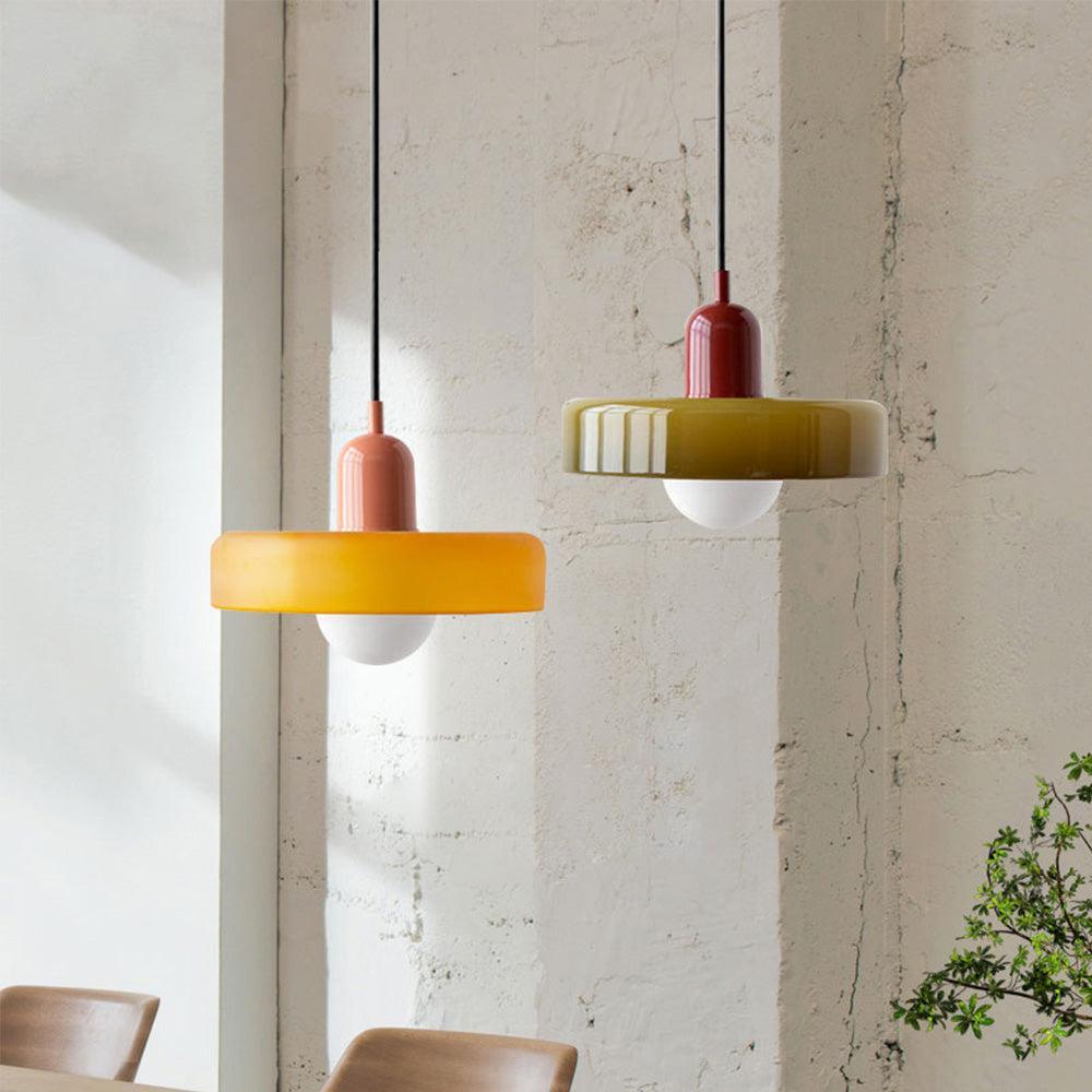 Glass Pendant Light in Bauhaus Style – Modern and Timeless