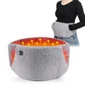 Heated waist belt with 3 heat settings and crystal velour