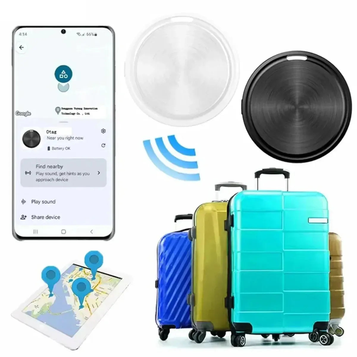Bluetooth Smart Tag für Android – Gegenstände weltweit orten