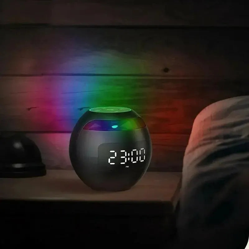 Bluetooth Wecker mit Nachtlicht und LED-Lichtshow – 3 in 1