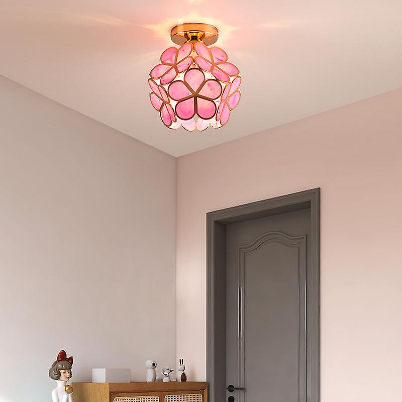 Blumenförmige Deckenleuchte mit Kristalldesign für elegante Räume