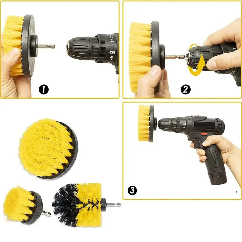 Bohrmaschinen-Bürstenset – Gründliche Reinigung für Fliesen, Bad & Küche product image 9